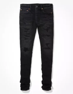 AE AirFlex+ Patched Stacked Skinny Jean 5 AE AirFlex+ Patched Stacked Skinny Jean -Aerie Fashion Shop 1113 6028 080 f