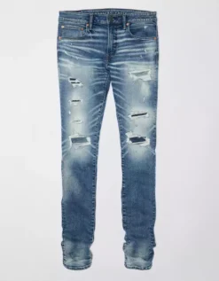 AE AirFlex 360 Patched Stacked Jean -Aerie Fashion Shop 1113 6696 537 f