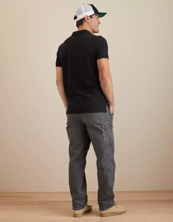 AE Super Soft Legend Slim Fit Pique Polo Shirt 2 AE Super Soft Legend Slim Fit Pique Polo Shirt - Image 2