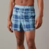 AEO Plaid Ultra Soft Pocket Boxer Short