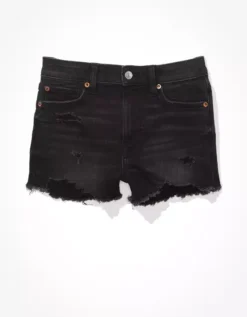 AE Ne(x)t Level High-Waisted Denim Short Short -Aerie Fashion Shop 1333 7364 001 f