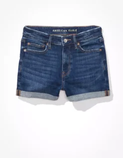 AE Ne(x)t Level High V-Rise Denim Short Short -Aerie Fashion Shop 1333 7482 058 f