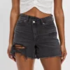 AE Denim Highest Waist Baggy Short