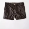 AE High-Waisted Baggy Vegan Leather Short