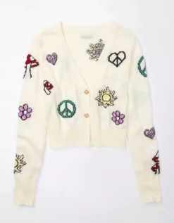 AE Icon Patch Cropped Cardigan -Aerie Fashion Shop 1341 1037 106 f
