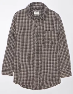 AE Oversized Plaid Flannel Shirt -Aerie Fashion Shop 1354 5378 001 f