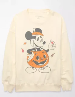 AE Oversized Halloween Mickey Graphic Sweatshirt -Aerie Fashion Shop 1457 2010 548 f