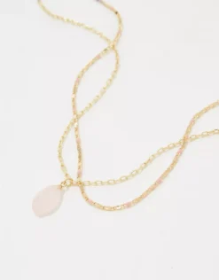 Aerie Stone Bead Necklace -Aerie Fashion Shop 1498 8318 709 b