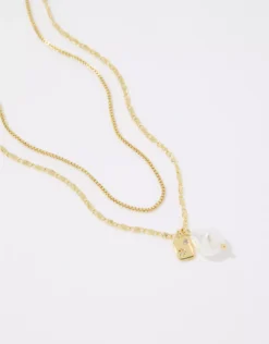 Aerie Mini Tag Necklace Pack 3 Aerie Mini Tag Necklace Pack -Aerie Fashion Shop 1498 8790 709 b