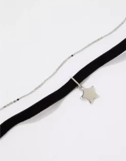 Aerie Velvet Star Choker Pack -Aerie Fashion Shop 1498 8812 013 b
