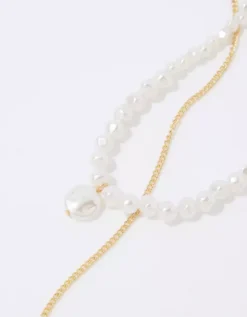 Aerie Pearl Choker Necklace Pack -Aerie Fashion Shop 1498 8953 709 b