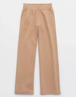 OFFLINE By Aerie Throw-Back Fleece Wide Leg Pant -Aerie Fashion Shop 1703 1033 158 f