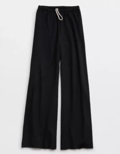 OFFLINE By Aerie OTT Fleece Super Wide Leg Pant -Aerie Fashion Shop 1703 1248 073 f