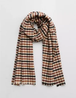 Aerie Lightweight Plaid Scarf