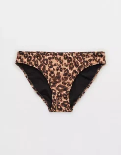 Aerie Leopard Full Coverage Bikini Bottom -Aerie Fashion Shop 1753 4119 158 f
