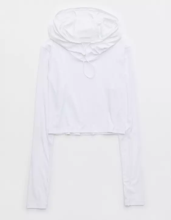 OFFLINE By Aerie Move-It Rib Mock Neck T-Shirt 3 OFFLINE By Aerie Move-It Rib Mock Neck T-Shirt - Image 3