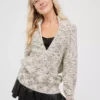 OFFLINE By Aerie Chillside Quarter Zip Sweater