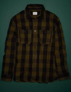 AE77 Premium Flannel Shirt -Aerie Fashion Shop 2308 2420 309 f