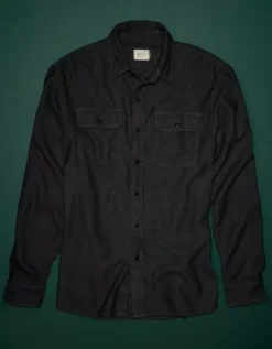 AE77 Premium Brushed Twill Workshirt -Aerie Fashion Shop 2308 2421 008 f