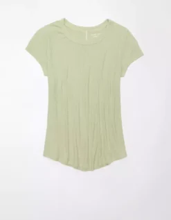 AE Soft & Sexy Ribbed Tee -Aerie Fashion Shop 2372 9125 379 f