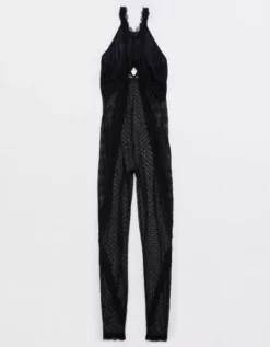 Aerie Show Off Park Picnic Lace High Neck Bodysuit -Aerie Fashion Shop 2692 3685 073 f