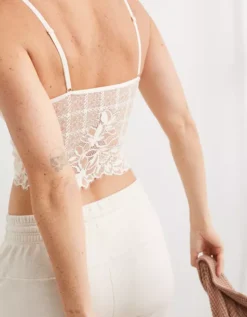 Aerie Show Off Winter Express Lace Corset Bra Top 4 Aerie Show Off Winter Express Lace Corset Bra Top -Aerie Fashion Shop 2692 3717 041 ob