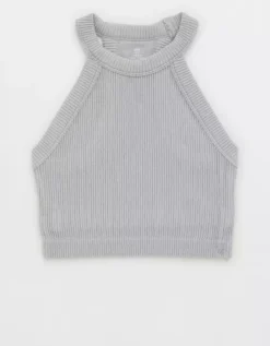 Aerie Superchill Seamless High Neck Bra Top -Aerie Fashion Shop 2694 3492 012 f