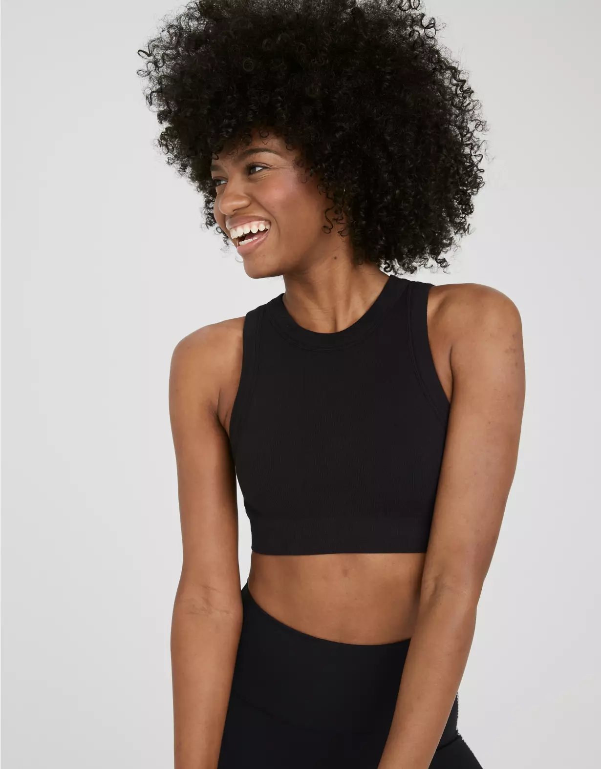 OFFLINE By Aerie Seamless High Neck Sports Bra 1 OFFLINE By Aerie Seamless High Neck Sports Bra