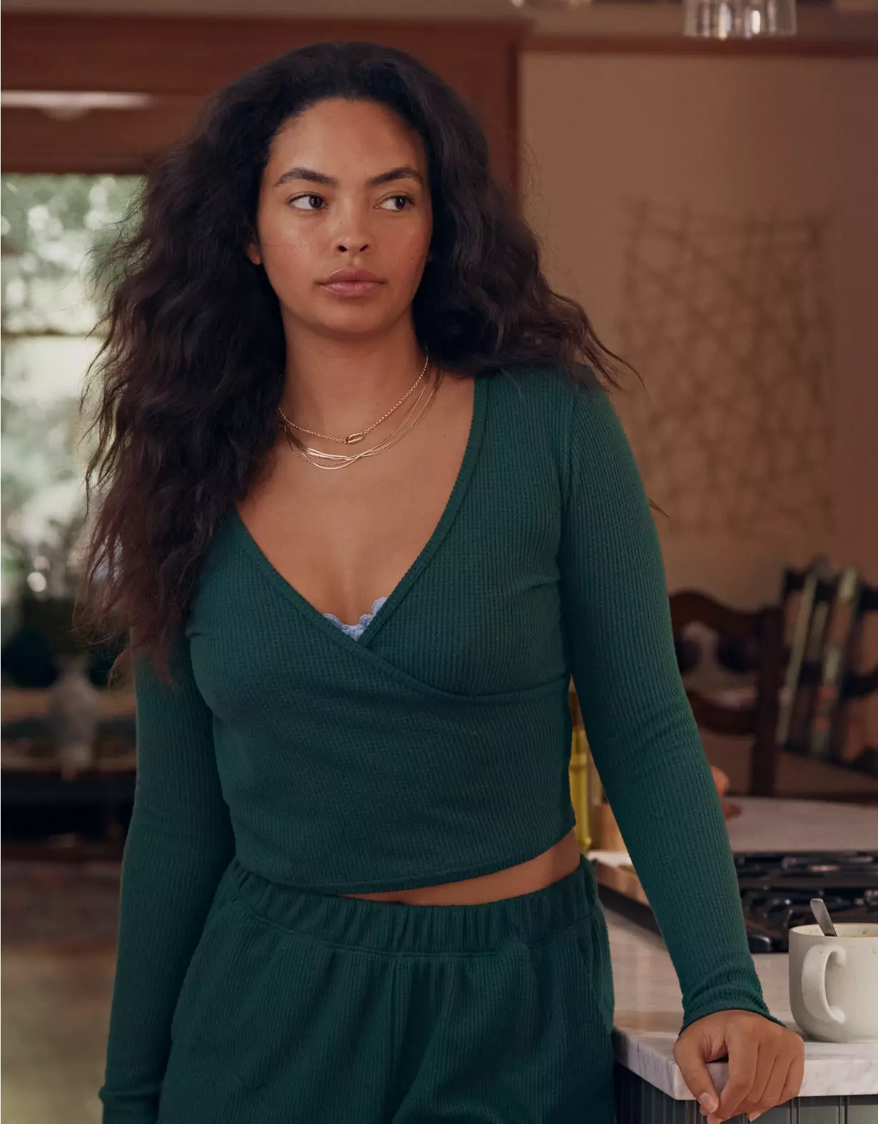 Aerie Waffle Wrap Top 1 Aerie Waffle Wrap Top