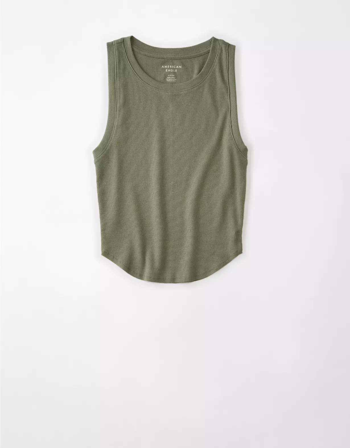 AE Cropped High Neck Daily Fave Tank Top 1 AE Cropped High Neck Daily Fave Tank Top