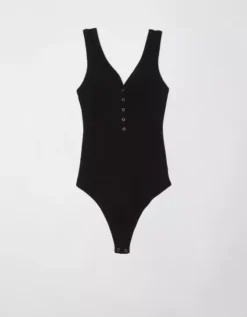 AE Sleeveless Henley Bodysuit -Aerie Fashion Shop 3171 5764 001 f
