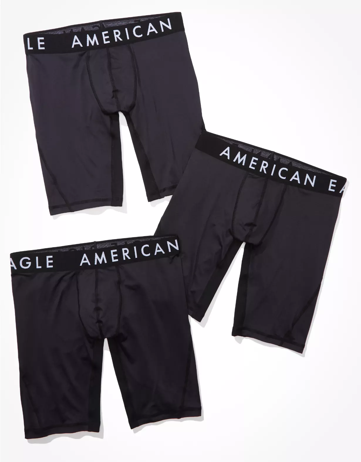 AEO Solid 9" Flex Boxer Brief 3-Pack 1 AEO Solid 9" Flex Boxer Brief 3-Pack