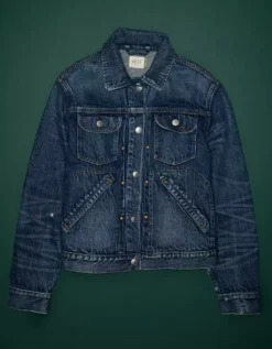 AE77 Premium Shrunken Denim Jacket -Aerie Fashion Shop 3428 1463 334 f