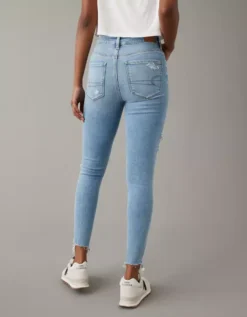 AE Next Level Ripped Super High-Waisted Jegging -Aerie Fashion Shop 3435 4746 926 ob