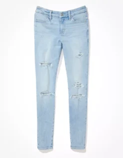 AE Next Level Curvy High-Waisted Ripped Jegging -Aerie Fashion Shop 3439 4607 508 f