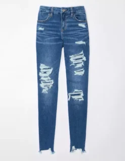 AE Next Level Curvy Patched High-Waisted Jegging -Aerie Fashion Shop 3439 4665 826 f