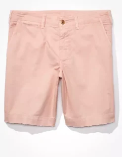 AE Flex 9" Lived-In Khaki Short -Aerie Fashion Shop 4133 7273 615 f