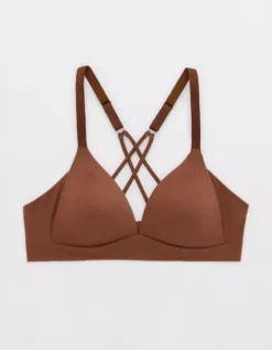 Aerie Sunnie Wireless Lightly Lined Strappy Bra -Aerie Fashion Shop 4793 5088 180 f