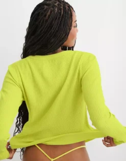 Aerie Fireside Long Sleeve Crewneck T-Shirt -Aerie Fashion Shop 5493 3215 708 ob