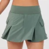 OFFLINE By Aerie Real Me Cargo Pleated Skort