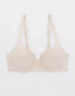 Aerie Sunnie Demi Push Up Blossom Lace Trim Bra -Aerie Fashion Shop 6733 4971 172 f