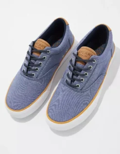 Sperry Men's Striper II CVO SeaCycled Twill Sneaker 4 Sperry Men's Striper II CVO SeaCycled Twill Sneaker -Aerie Fashion Shop 7213 7396 410 b