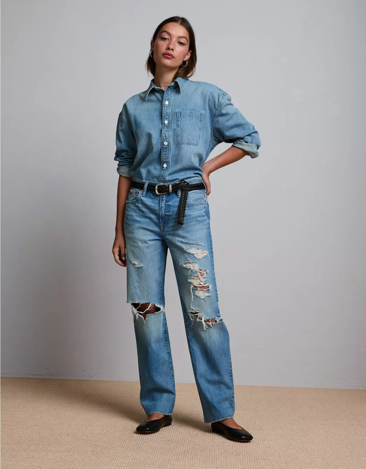 AE77 Premium Slouch Jean 1 AE77 Premium Slouch Jean