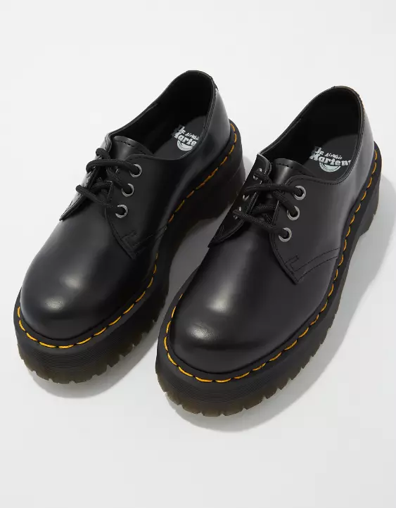 Dr. Martens Women's 1461 Smooth Leather Platform Shoe 2 Dr. Martens Women's 1461 Smooth Leather Platform Shoe - Image 2