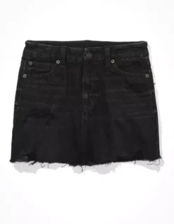 AE '90s High-Waisted Denim Mini Skirt -Aerie Fashion Shop 8332 4590 081 f