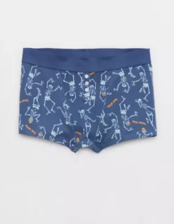 Aerie Superchill Cotton Elastic Halloween Boyshort Underwear -Aerie Fashion Shop 8442 6953 417 f