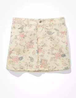 AE Super High-Waisted Floral Mini Skirt -Aerie Fashion Shop 9332 4598 106 f