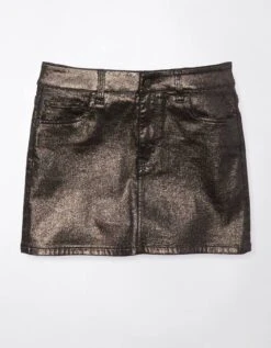AE High-Waisted Glitter Mini Skirt -Aerie Fashion Shop 9332 4726 001 f